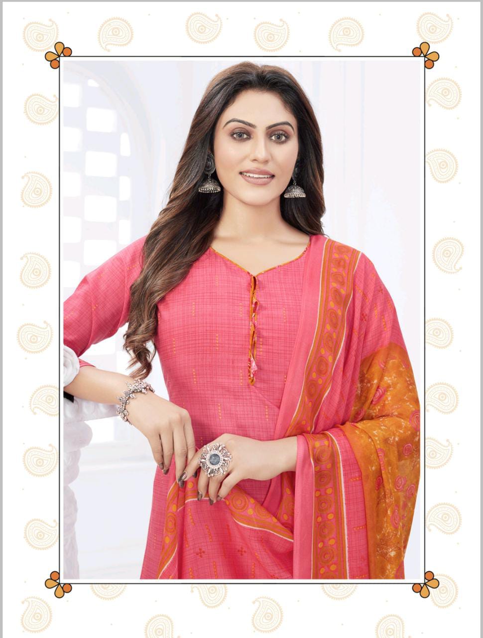 M Milan Surbhi 1 Bandhani Ethnic Wear Cotton Ready Made Regular Wear Dress Collection